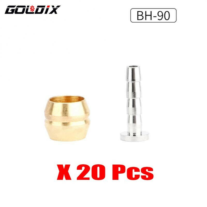 GOLDIX 20/60Pcs Bicycle Hydraulic Disc Brake Oil Pin Needle Olive Connect Insert for BH90 BH59 SRAM MAGURA Brake Oil Pipe Joint-WAYBIKER