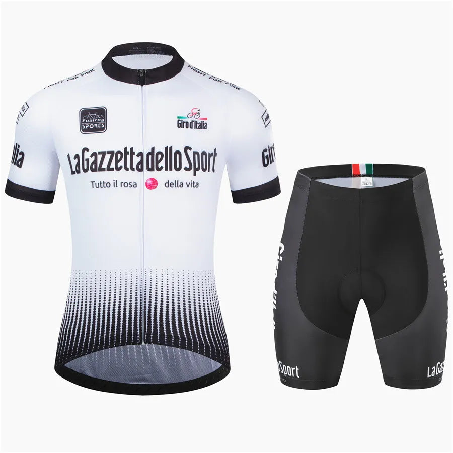 Tour Of Italy Bicycle Clothes Cycling Jersey Set Summer Road Bike Short Sleeve Cycling Clothing Men Mtb Jersey Set Sport Wear-WAYBIKER