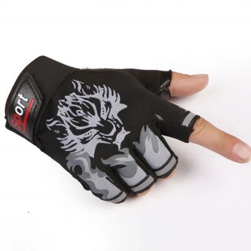 KMT Body Building Gym Training Fitness Weight Lifting Gloves For Men Women Workout Half Finger Exercise Gym Tactical Gloves-WAYBIKER