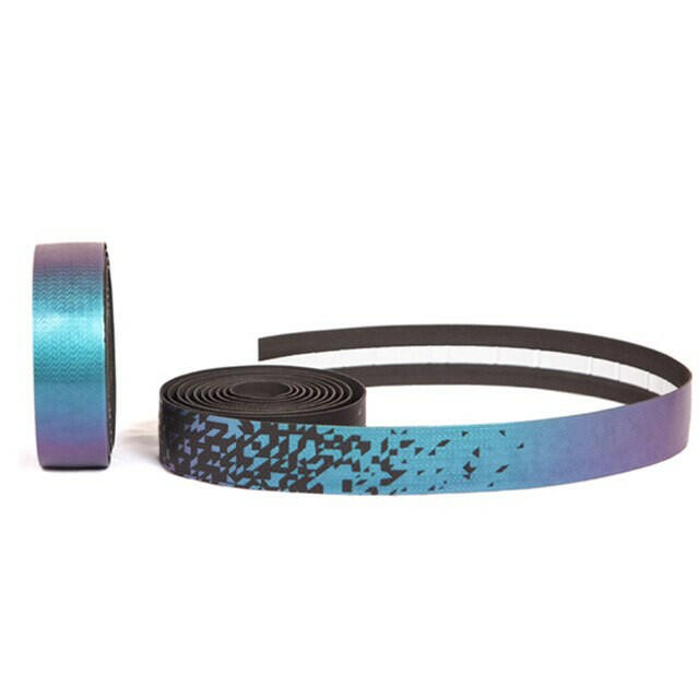 Road Bike Noctilucent Speed Handlebar Tapes Light Reflective Dazzle Cycling Bar Tape PU Leather Colorful Bicycle Fork Grip Tape-WAYBIKER