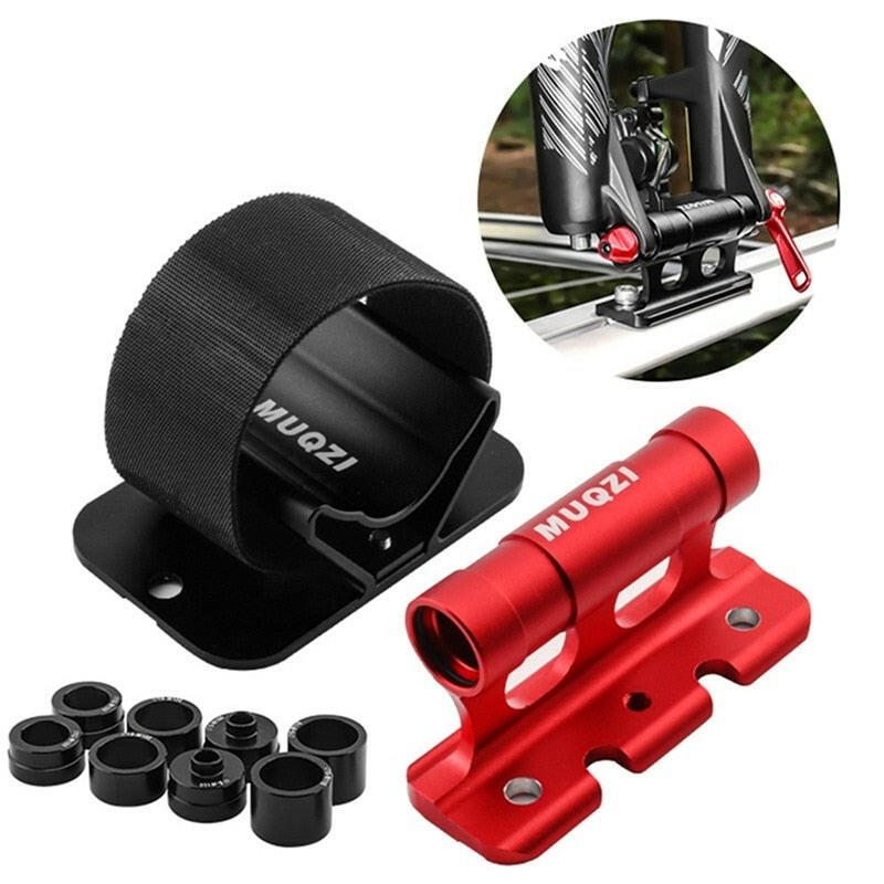 Bike Fork Mount Car Roof Rack Support Quick Release Thru Axle Carrier Road Bicycle Front Fork Block Stand Holder MTB Accessories-WAYBIKER