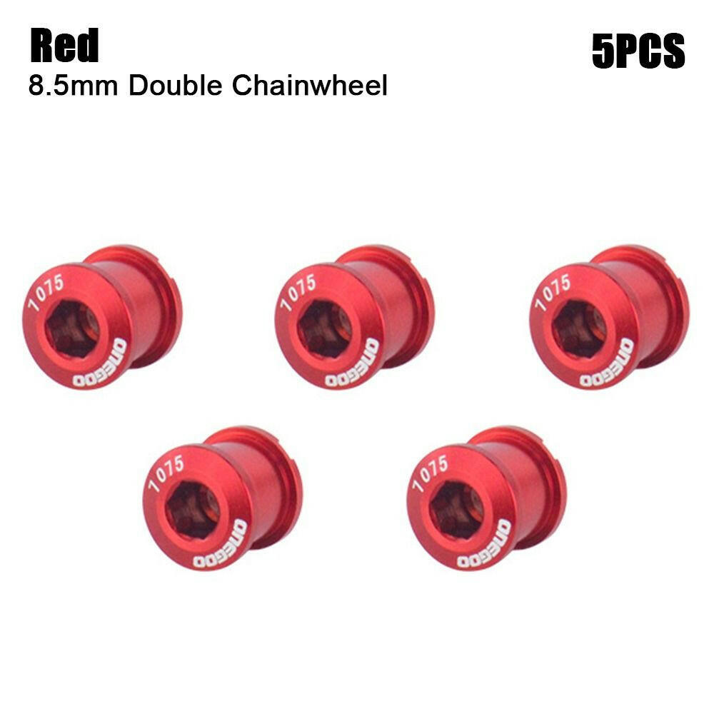 5Pcs MTB Bicycle Single/Double Chainwheel Screws Cycling Chainring Wheel Bolt Alloy 7075 6.5mm/8.5mm Road Bike Disc Screws-WAYBIKER
