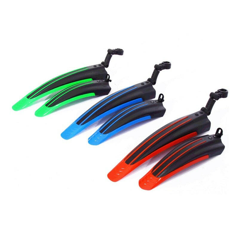 2pcs Bicycle Mudguard Mountain Road Bike Fenders Mud Guards Set Bicycle Mudguard Wings For Bicycle Front Rear Fenders-WAYBIKER