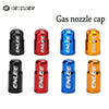 2pc ONEGOO Bicycle Mountain Road Bike Gas Nozzle Cap Aluminum Alloy Presta Schrader Air Valve Cap Bike Inner Tube Valve Dust Cap-WAYBIKER