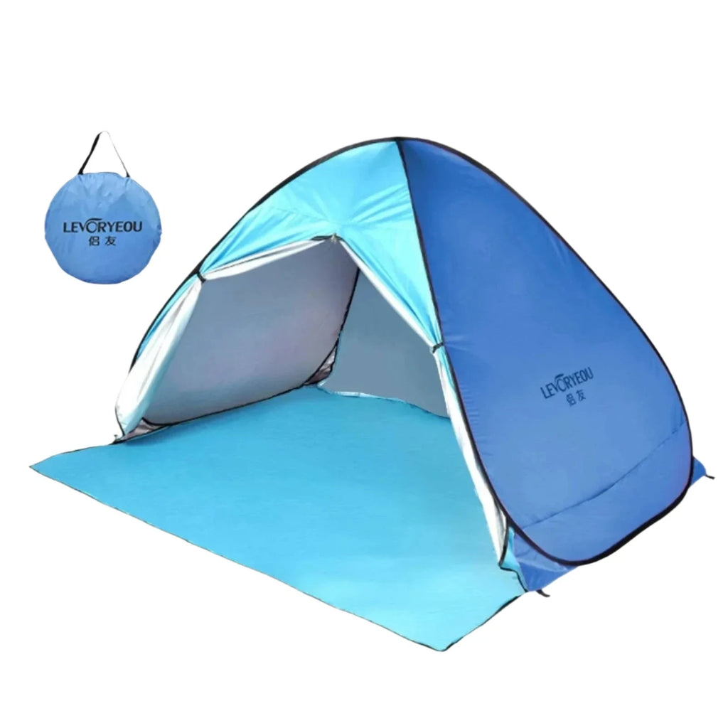 Automatic Tent UV Protection Outdoor Camping Tent Travel Instant Pop Up Beach Tent Ultralight Sun Shelter Tents Cabana Awning-WAYBIKER