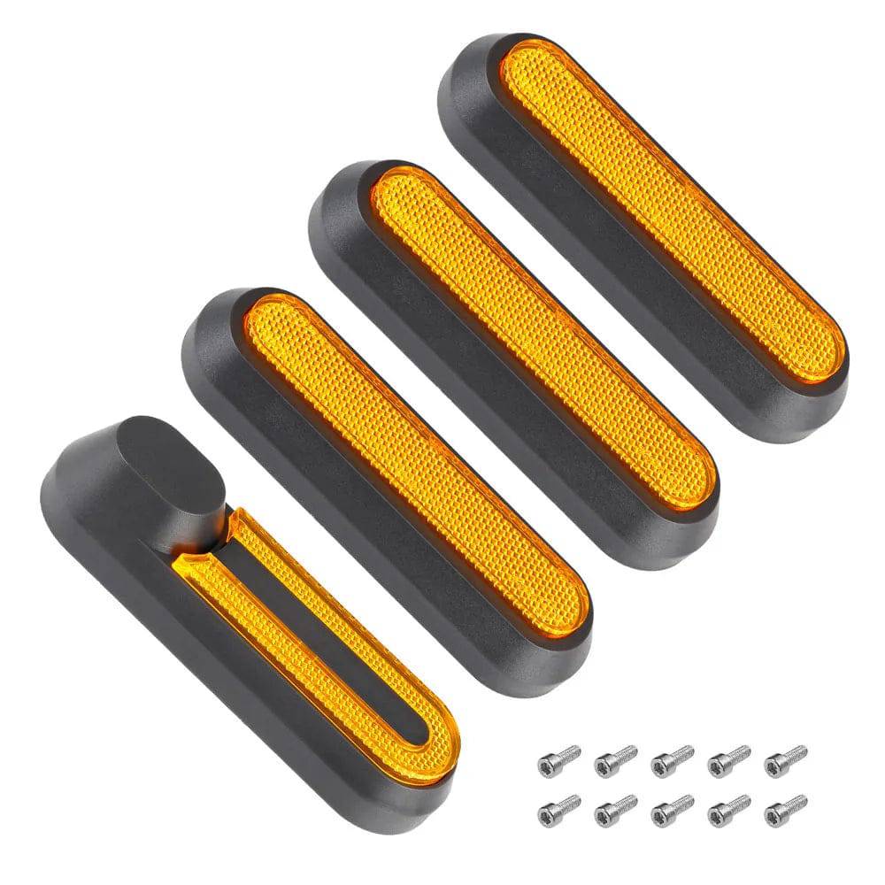 Front Fork Rear Wheel Protection Cover for Xiaomi 1S Pro 2 MI3 Electric Scooter Hub Cap Reflective Protect White Red Blue Shells-WAYBIKER