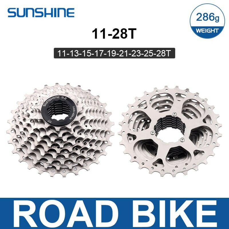 Sunshine HG Road Bike Cassette 8 9 10 11 12 Speed 11-23T/25T/28T/30T/32T/34T Bike Flywheel Sprocket for SHIMANO-WAYBIKER