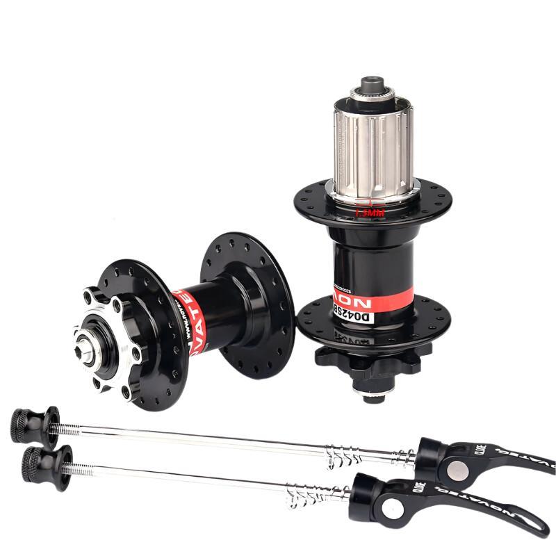 NOVATEC MTB Hub 32 Holes D041SB D042SB Front 100mm Rear 135mm Black HG Standard QR Cube Mountain Bike Hubs 8 9 10 11 12 Speed-WAYBIKER