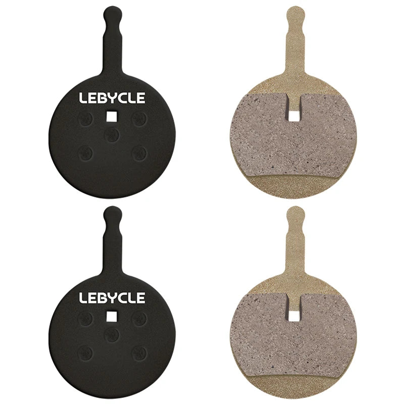 Lebycle 2Pairs High-Quality MTB Bike Resin Semi Metal Brake Pads Universal Hydraulic brake-WAYBIKER