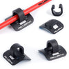 1/6Pcs Stick-on Cable Guide Bicycle Shift Brake Housing Line Tubing Buckle Tube Clip Aluminum Bike Oil Tube Fixed Clamp Adapter-WAYBIKER