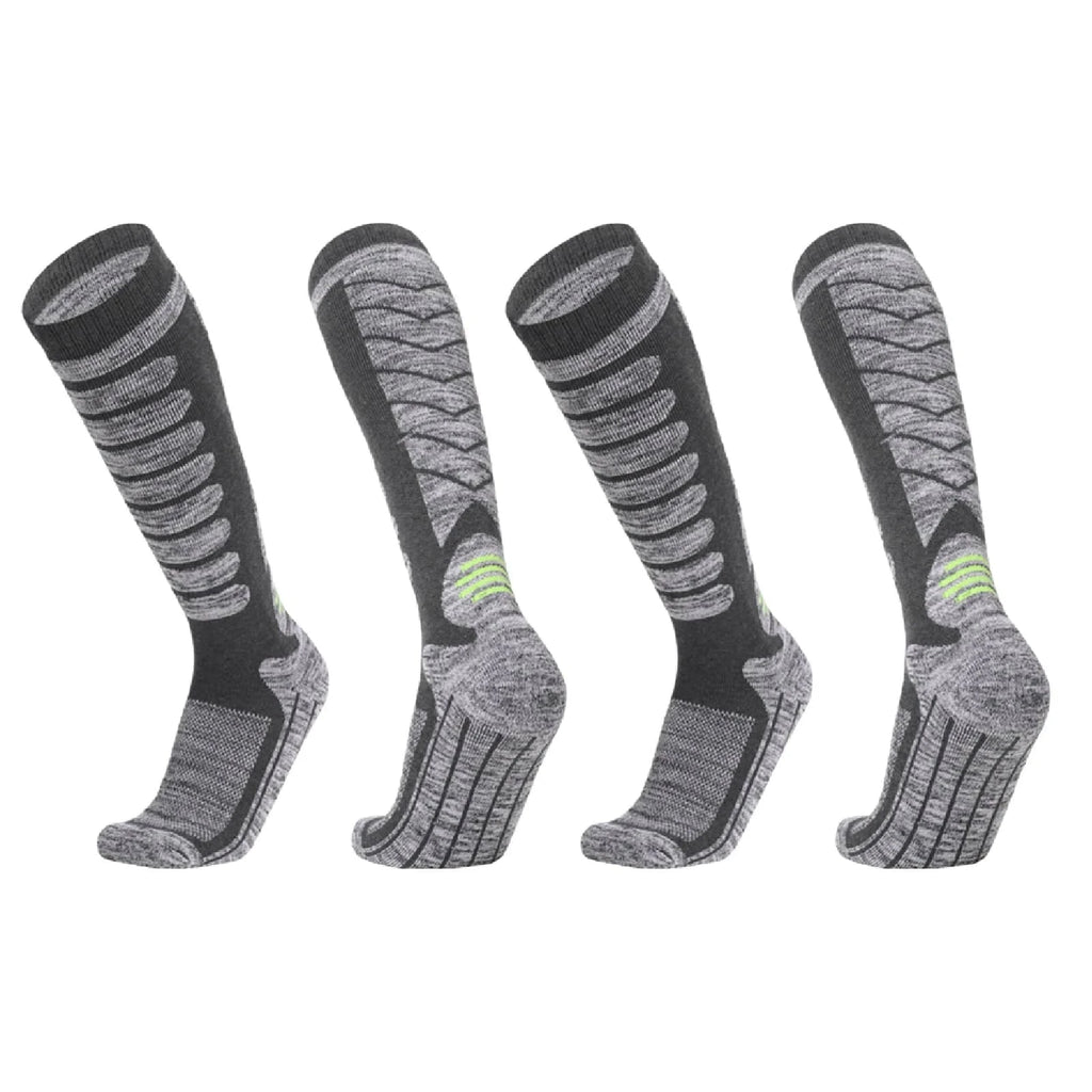 Long Ski Socks for Winter Sports Skiing and Snowboarding hiking socks-WAYBIKER