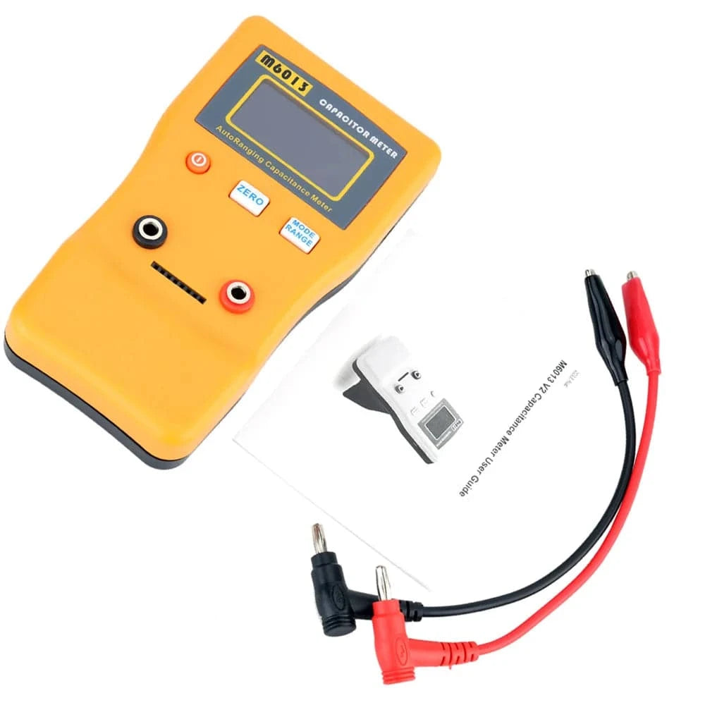 M6013 High Precision Capacitor Meter Professional Measuring Capacitance Capacitor Circuit Tester Digital Meter-WAYBIKER