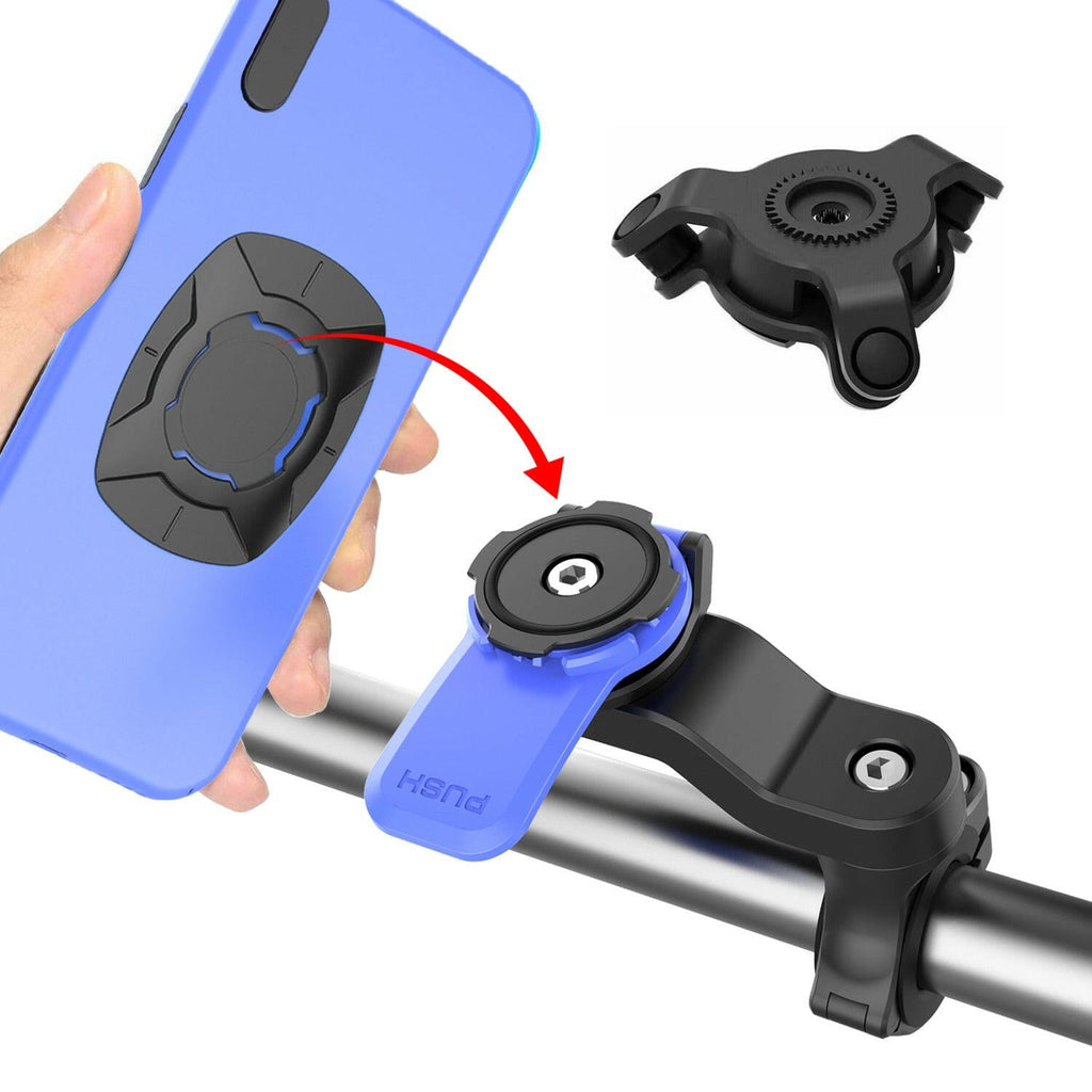 Bike Phone Mount Motorcycle Phone Holder Handlebar Cell Phone Clamp Clip For Scooter Electric Bicycle