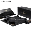 KINGSEVEN Brand Square Retro TR90 Polarized Sunglasses Women Men Carbon Fiber Pattern Design Outdoor Sports Eyewear-WAYBIKER