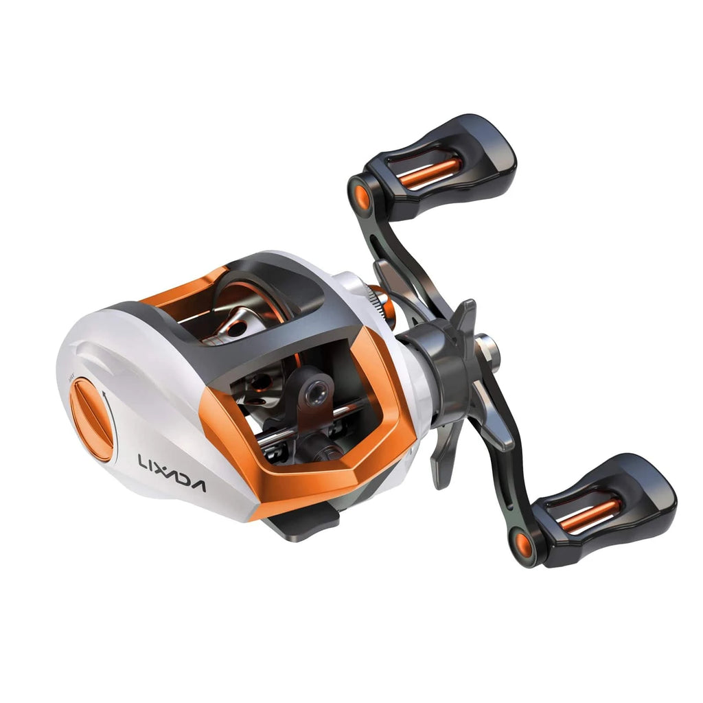Lixada 12+1 Ball Bearings Baitcasting Reel Fishing Fly High Speed Fishing Reel with Magnetic Brake System Fishing wheel-WAYBIKER