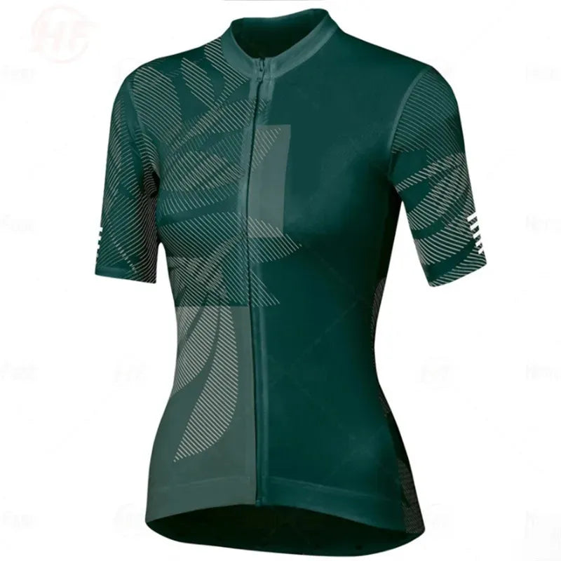 Racing Tops  Bike Jersey Cycling Downhill Breathable Quick Dry Reflective Shirt Short Sleeve Team Tricota Mountain Bicycle-WAYBIKER
