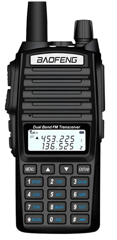Baofeng Real 8W Portable Radio Walkie Talkie UV-82 Dual PTT Two-way Radio Vhf Uhf Amateur Radio Receiver UV82 Better than UV5R-WAYBIKER