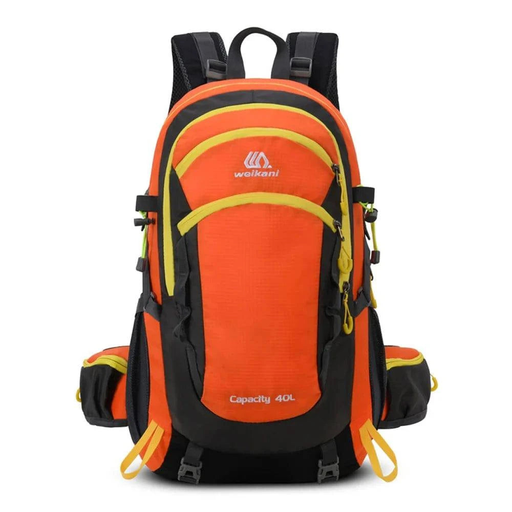 Hiking Backpack 40L Waterproof Outdoor Travel Daypack Multi Pocket Camping Backpack Equipped with thick Breathable Sponge Pads-WAYBIKER