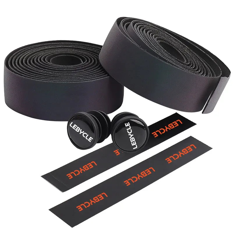 Lebycle Bike Reflective Bar Tape Road bike colorful Gradient color Non-slip Handlebar tapes Bicycle EVA Tape-WAYBIKER