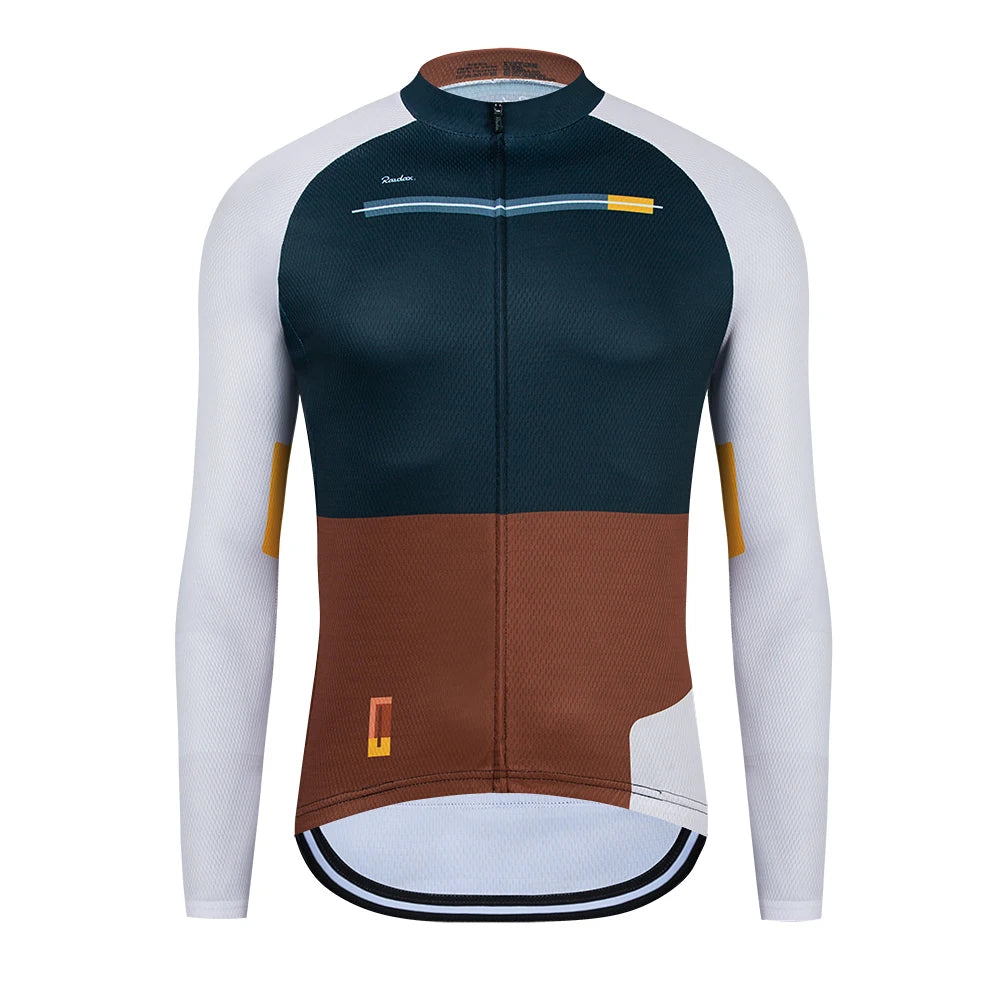2025 Raudax Cycling Jersey Lets Gobik Cycling Racing Tops Long Sleeve Cyclist Clothes Shirt Maillot men Bicycle Bike Wear