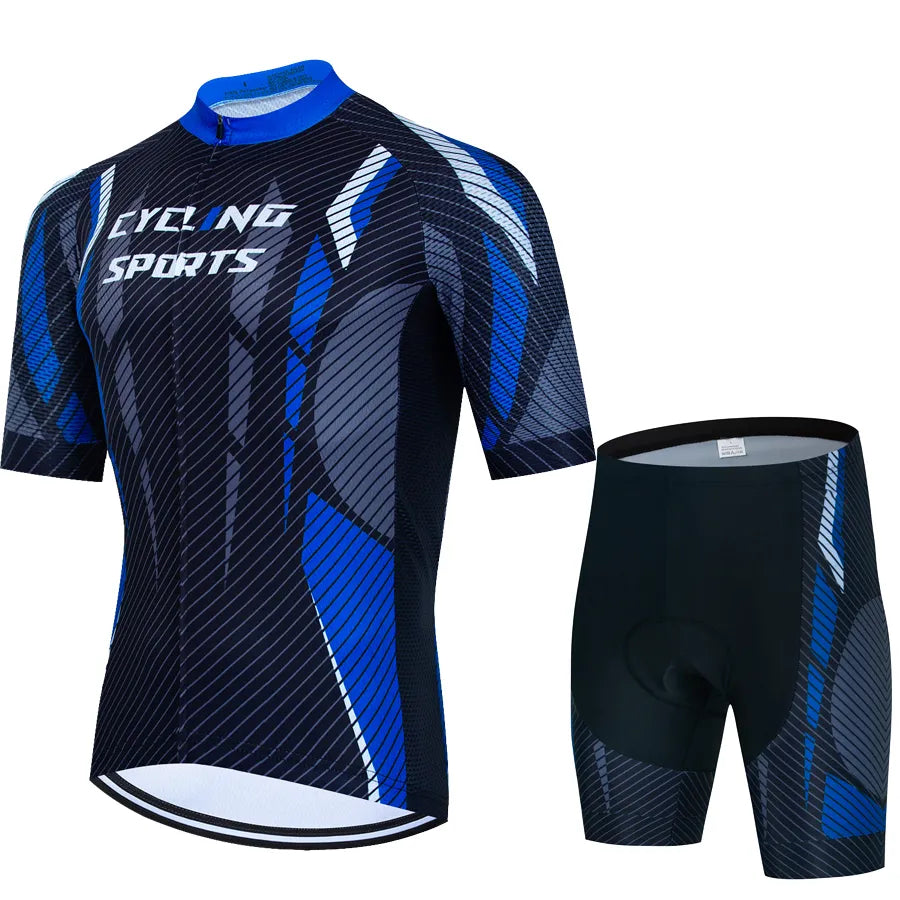 CYKLOPEDIA Cycling Mtb Clothing Man Men's Bike Complete 2023 Sports Set Pants Gel Jersey Laser Cut Uniform Tricuta Clothes Suit