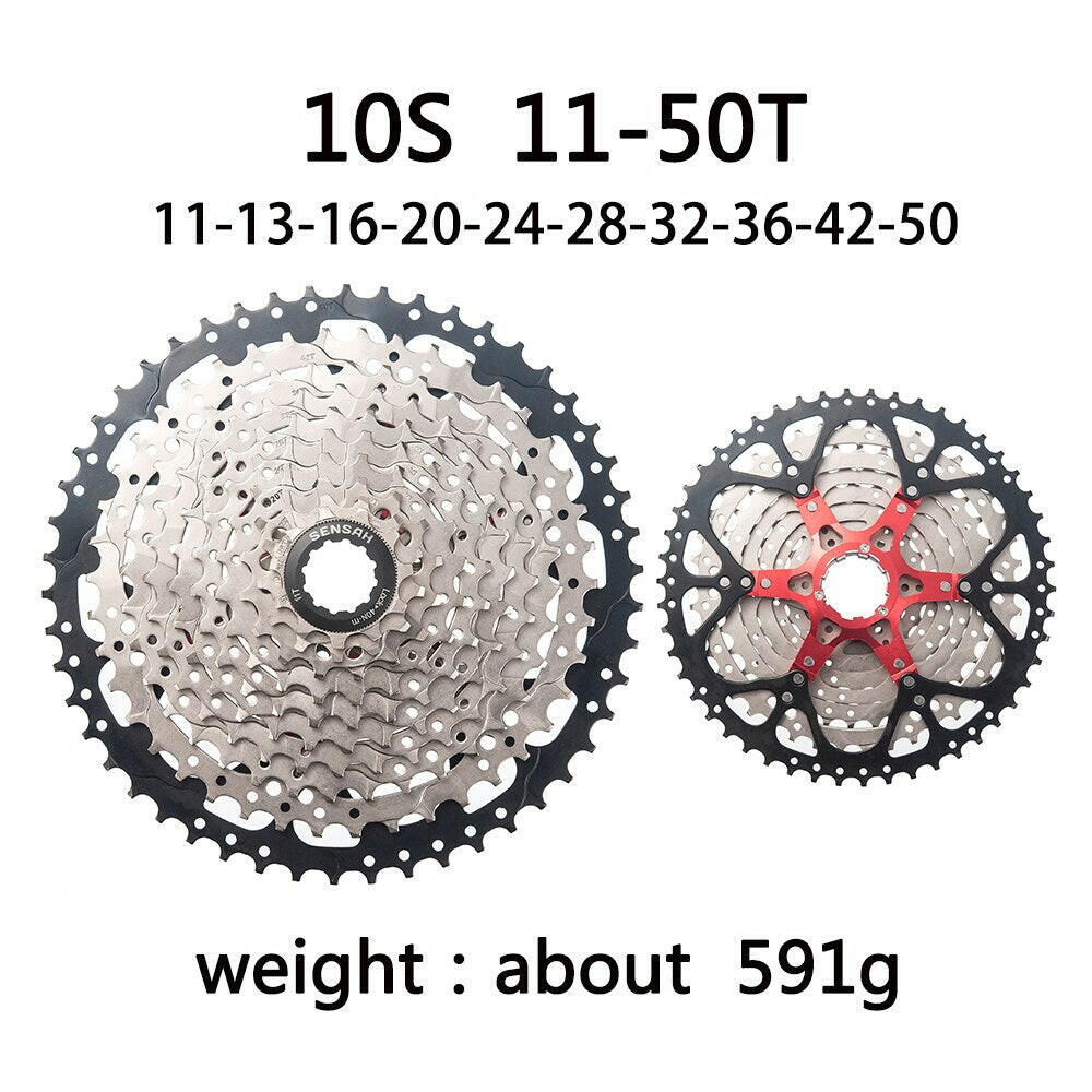 SENSAH Mountain Bike 8 9 10 11 12 Speed Velocidade Bicycle Cassette MTB Freewheel Sprocket 40T 42T 46T 50T 52T for HG HUB-WAYBIKER