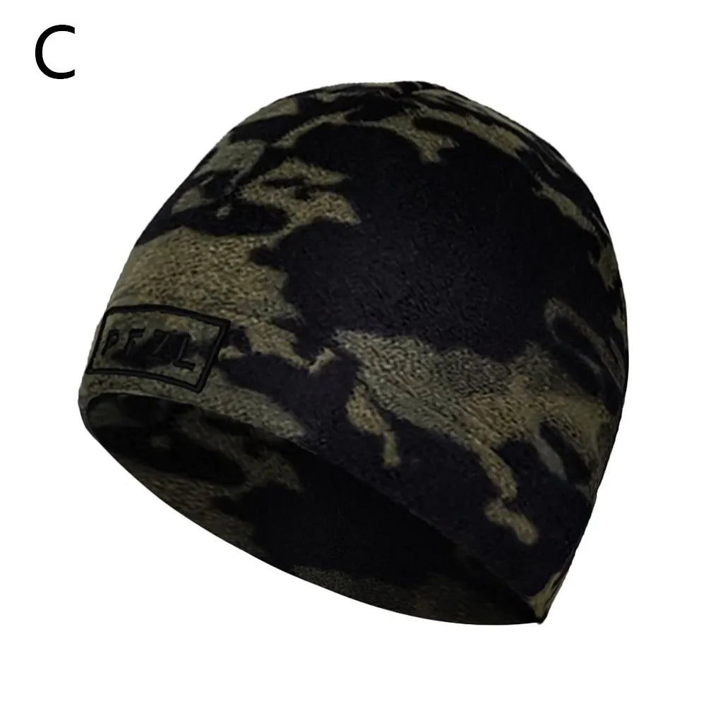 Outdoor Riding Fishing Hiking Windproof Warm Fleece Cap Men Women Winter Climbing Hunt Training Breathable Thermal Tactical Hat-WAYBIKER