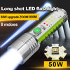 1600LUX Mini Keychain Torch Most Powerful LED Flashlight USB Rechargeable Flash Light High Power Flashlight Tactical Lantern-WAYBIKER