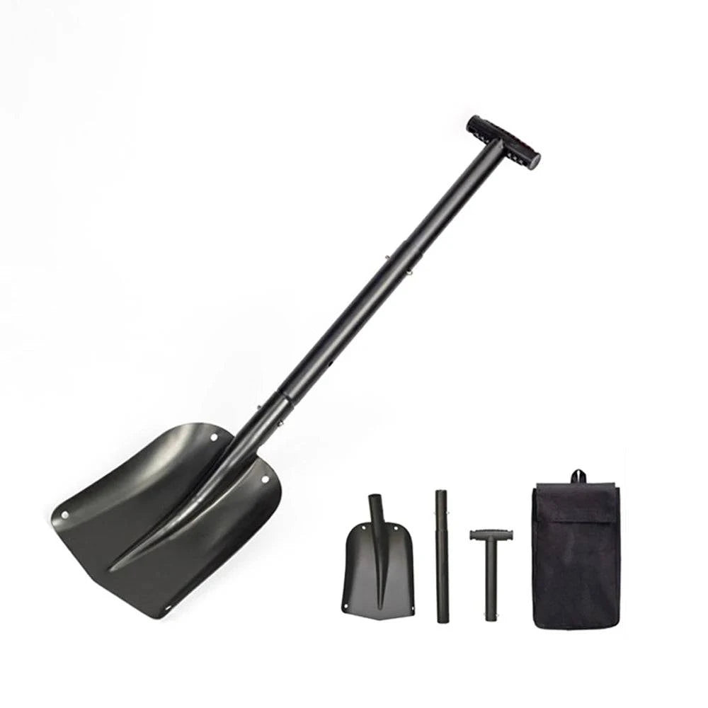 Telescopic Snow Shovel Lightweight Sport Utility Snowmobile Shovel Retractable Camping Shovel Snow Removal Tool-WAYBIKER
