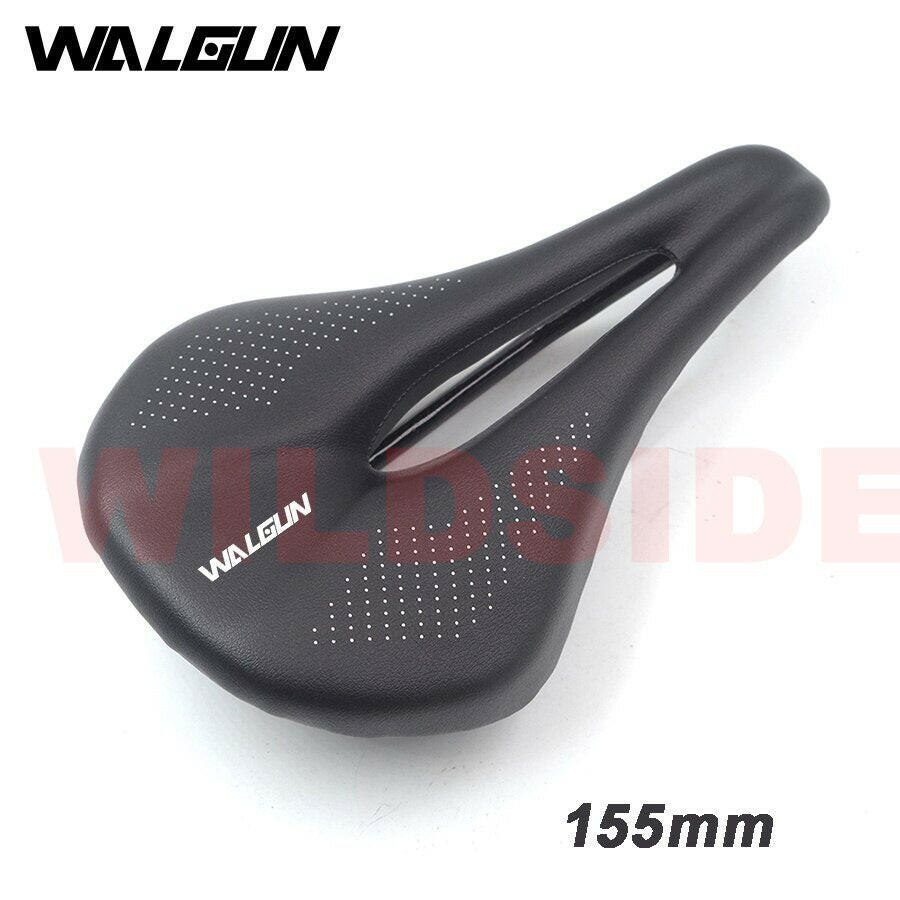 Walgun Bike Carbon Fiber Saddle Road MTB  Mountain Bike Bicycle Saddle For Man Cycling Saddle Trail Comfort Races Seat 143/155mm-WAYBIKER