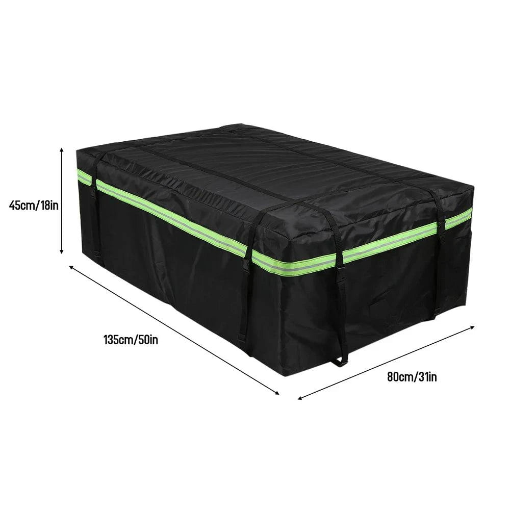 Waterproof Cargo Bag Car Roof Cargo Carrier with Night Reflective Strip Universal Luggage Bag Storage Cube Bag Travel Camping-WAYBIKER