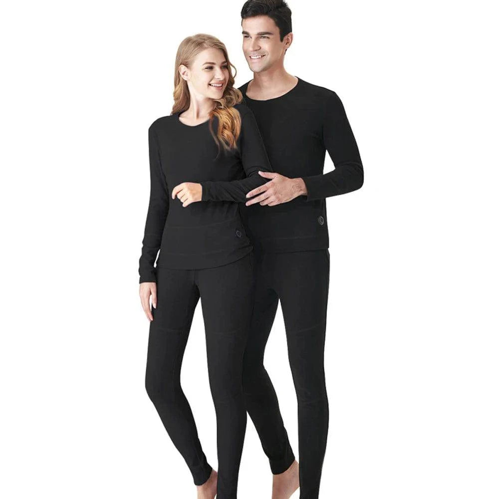 Heating Body Suit for Winter Graphene Thermal Thickened Underwear with USB  APP Control Intelligent Heating System-WAYBIKER