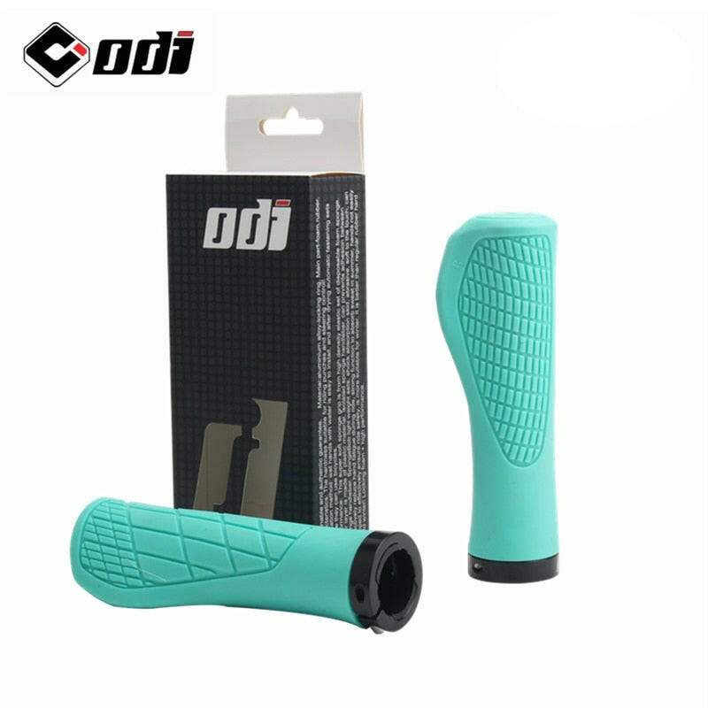 ODI Bicycle Grips Soft Silica Gel Mountain Bike Grips Ergonomics Mtb Cuffs Waterproof Mtb Bike Handle Lock on Bicycle Handles-WAYBIKER