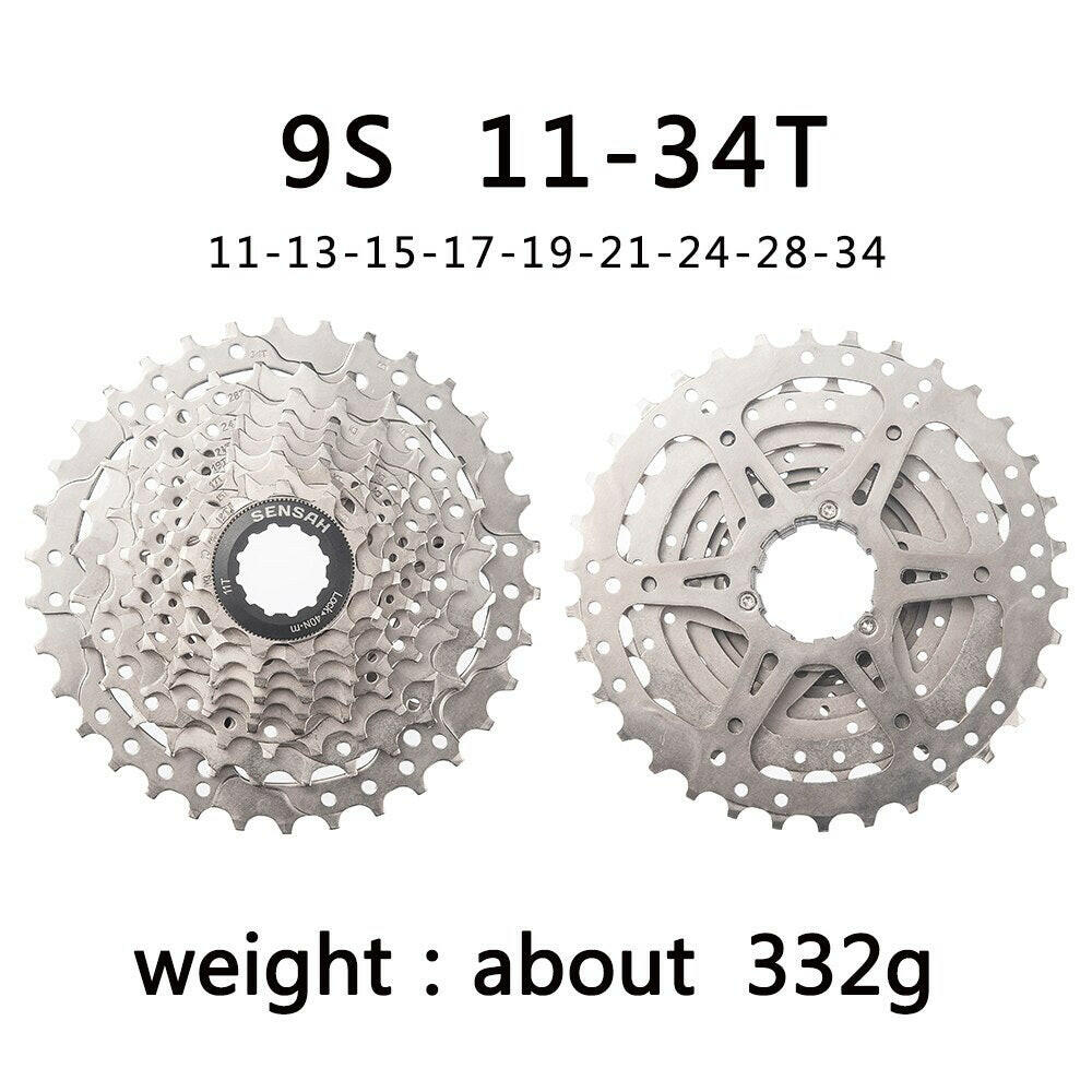 SENSAH 8/9/10/11 Speed Road Bike Cassette 11V 23T/25T/28T/30T/32T/34T/36T Bicycle Freewheel K7 10S Flywheel for HG Hub-WAYBIKER