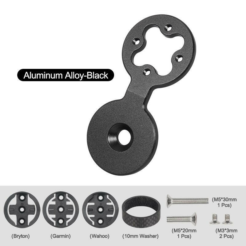 TOSEEK MTB Handlebar Integrated Headset Cap Cover With Computer Mount For Gramin Bryton Wahoo Bicycle Computer Accessories-WAYBIKER