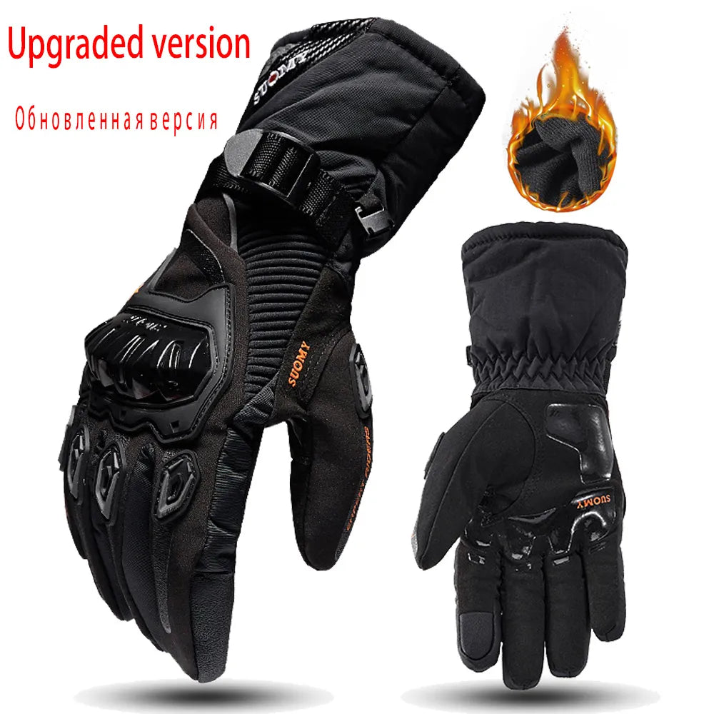Motorcycle Riding Gloves Windproof And Waterproof Cycling Touch Screen Motorcycle Off-Road Gloves Winter-WAYBIKER