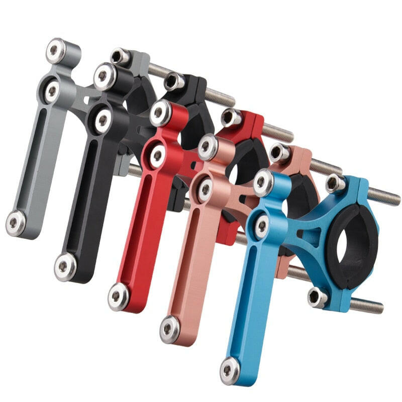 Bicycle Water Bottle Cage Handlebar Seatpost Mount Quick Release Aluminum Alloy Bottle Cage Adapter Conversion Parts-WAYBIKER