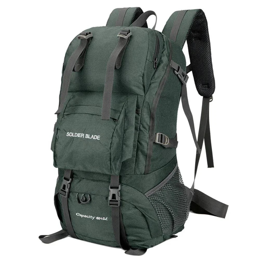 45L Camping Hiking Backpack Large Capacity Mountaineering Pack Waterproof Travel Backpack-WAYBIKER