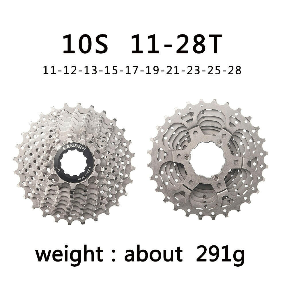 SENSAH 8/9/10/11 Speed Road Bike Cassette 11V 23T/25T/28T/30T/32T/34T/36T Bicycle Freewheel K7 10S Flywheel for HG Hub-WAYBIKER