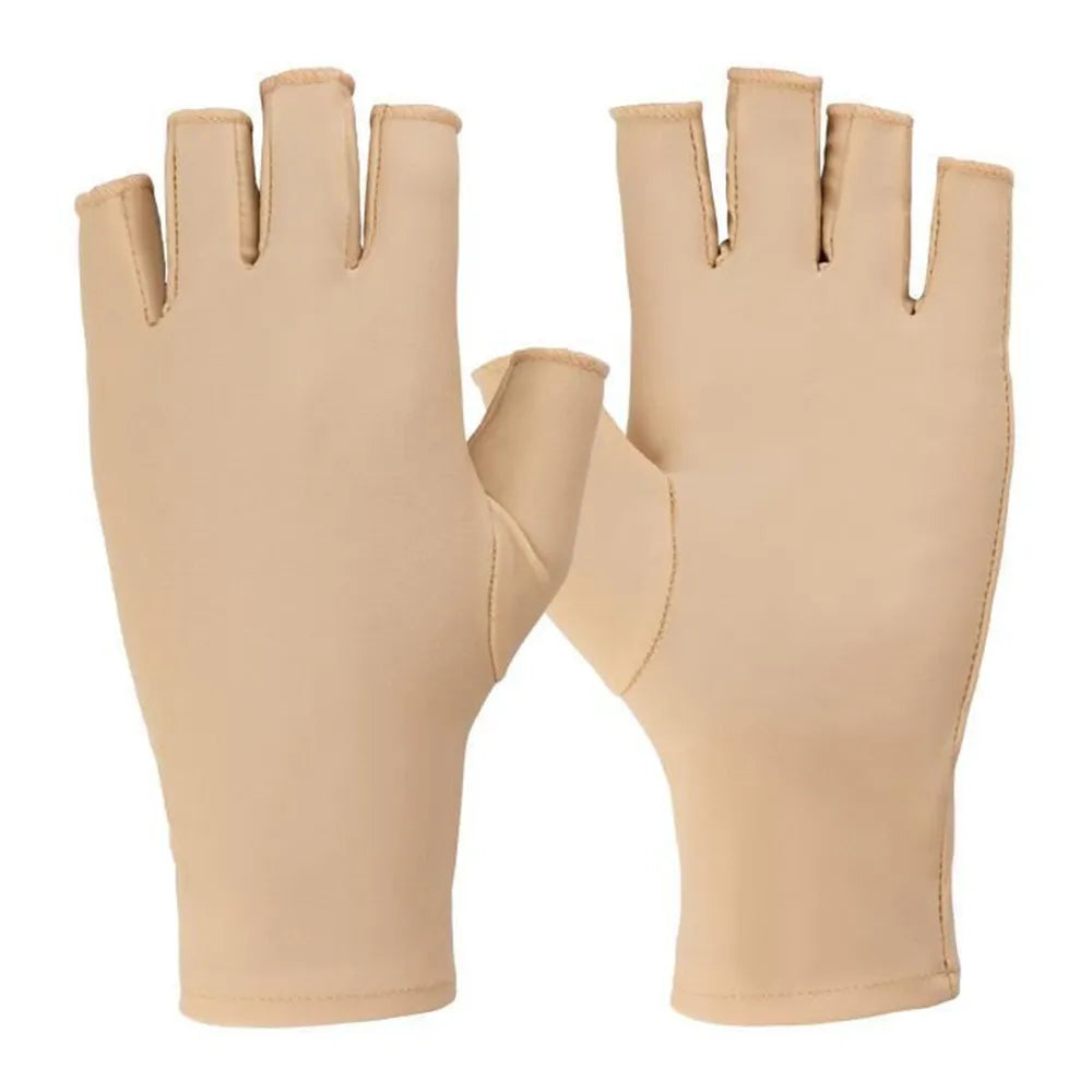 Outdoor Cycling Gloves Summer Breathable Sunscreen Gloves UV Protection Driving Gloves Non-slip Unisex Half Fingers Gloves-WAYBIKER