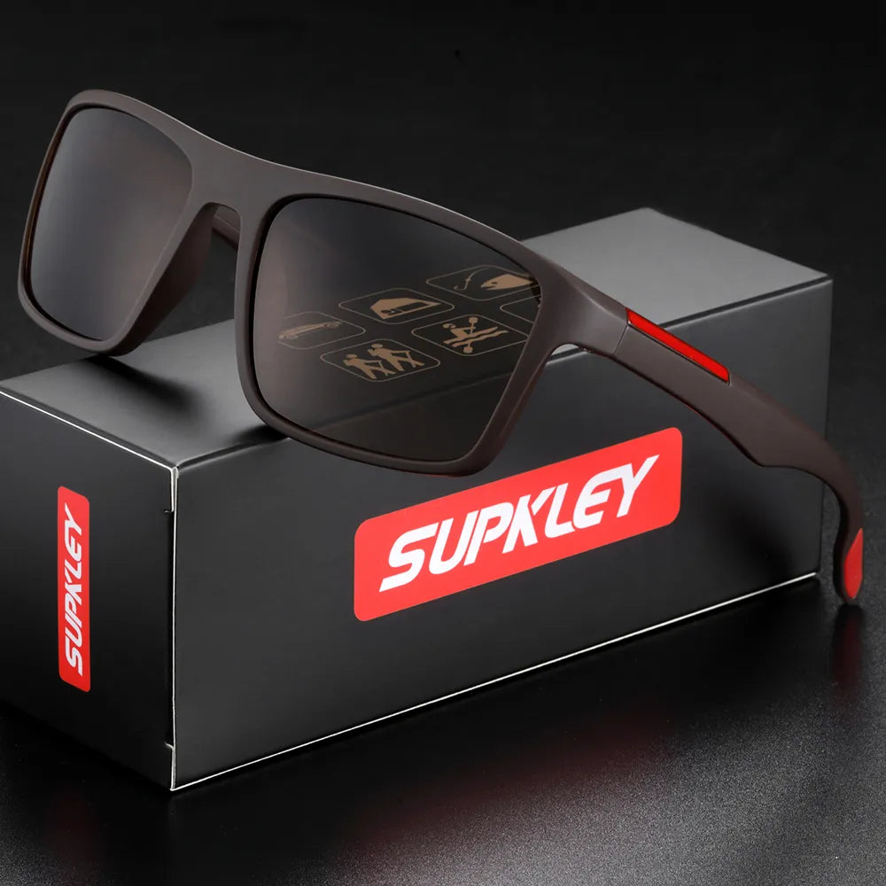 SUPKLEY TR90 Polarized Sunglasses Cycling Shades Outdoor Sports Biking Running Fishing Hunting Comfortable Eyewear Accessory-WAYBIKER