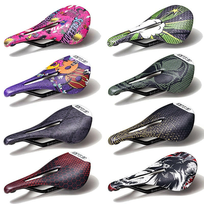 Bicycle Saddle MTB Mountain Road Bike Seat PU Leather Gel Filled Cycling Cushion Comfortable Shockproof Bicycle Saddle-WAYBIKER