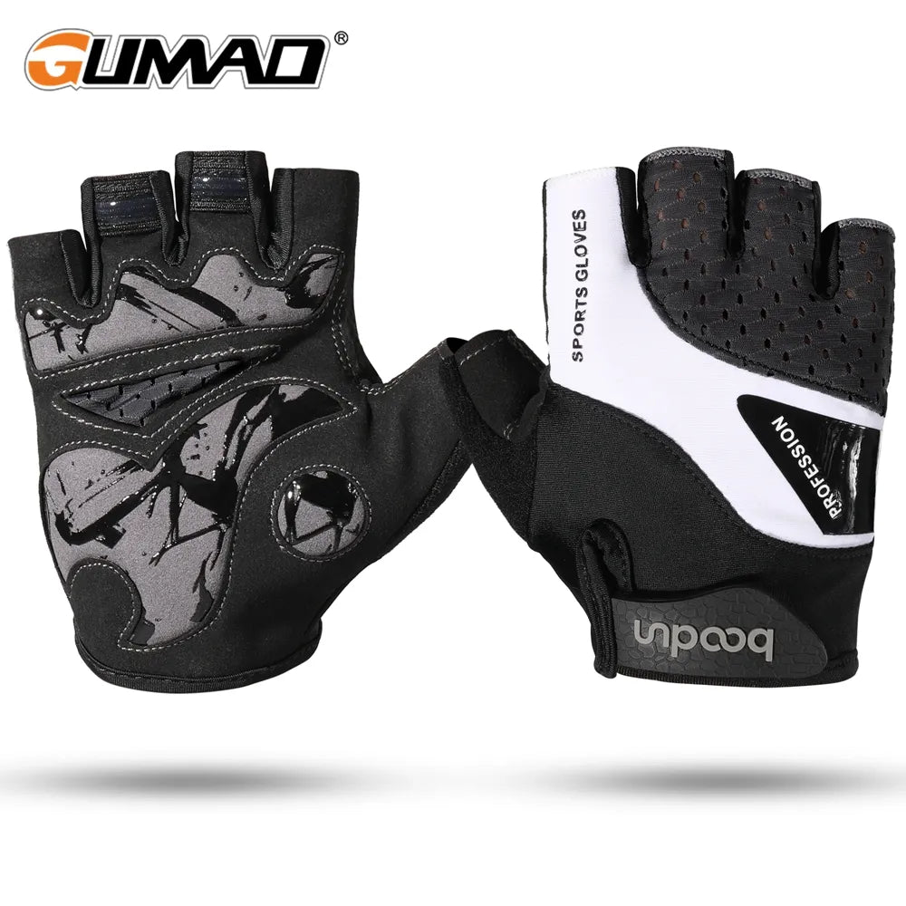 Cycling Half Finger Gloves Men Women Anti-Slip Shock-Absorbing Tactical Mountain Bike Gym Fitness Riding Bicycle Accessories-WAYBIKER