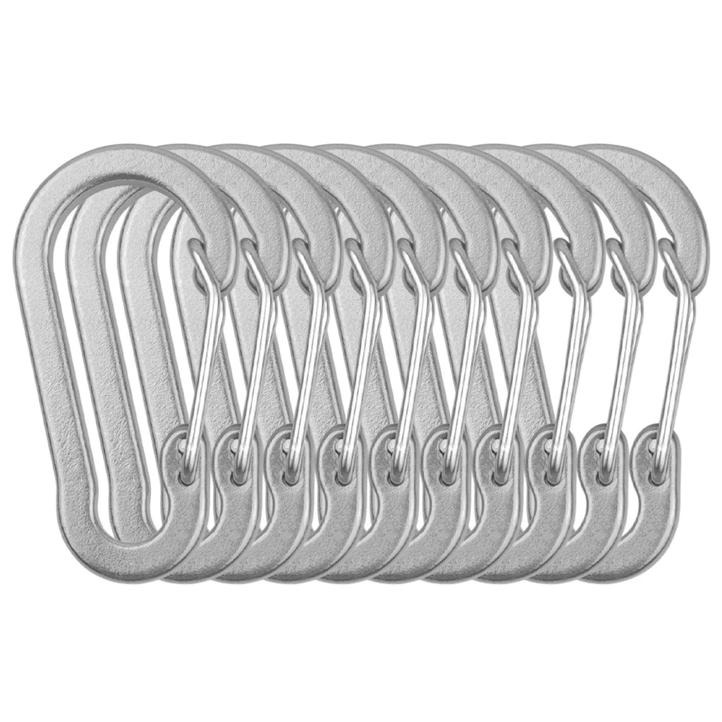 5/10pcs Carabiner Clips Mini Aluminum Alloy Keychain Carabiner Clip D Rings for Outdoor Camping Hiking Fishing Backpacking 2023-WAYBIKER