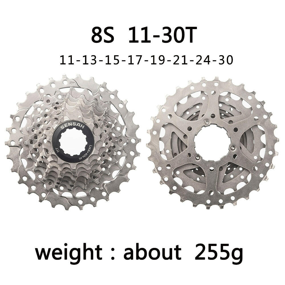 SENSAH 8/9/10/11/12 Speed Road Bike Cassette 11V 23T/25T/28T/30T/32T/34T/36T Bicycle Freewheel K7 10S Flywheel for  HG Hub-WAYBIKER