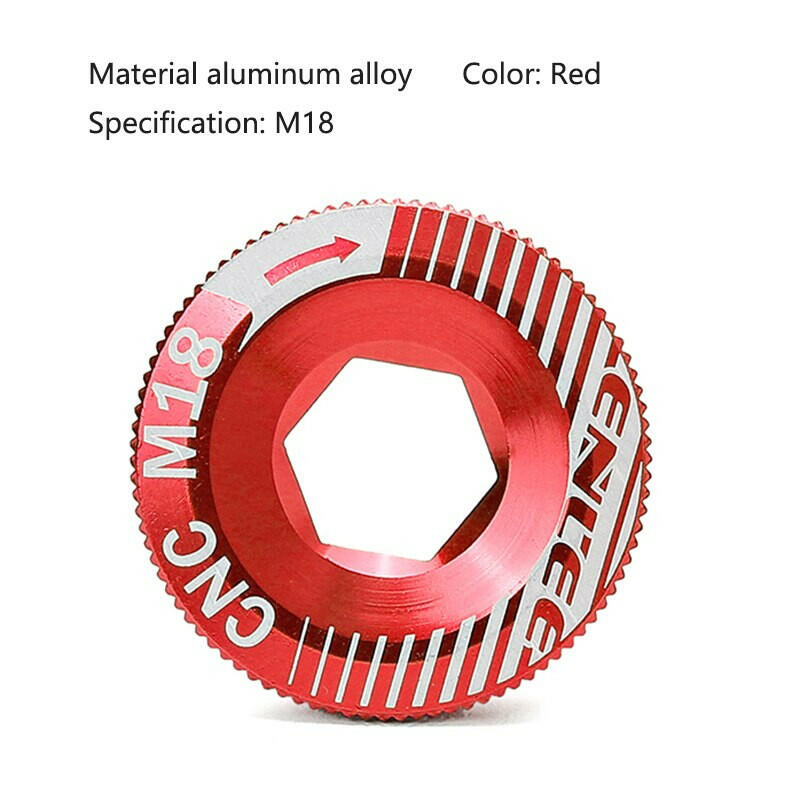 ENLEE Bike Crank Cover Crank Screw Aluminum Alloy Mountain Bike Color M18 M20 Compatible With Himano IXF M19 Bicycle Crank-WAYBIKER