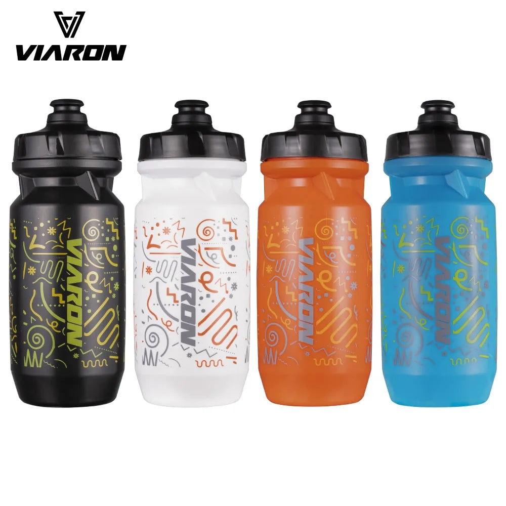 VIARON 550ML Bicycle Water Bottle Road Grade Sports Fitness Running Riding Kettle Leak Proof Drinking Bike Bottle Cage