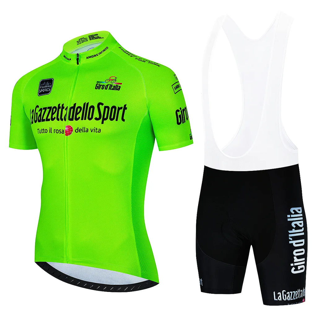 Tour De Giro D'ITALIA Cycling jersey Sets Mens Cycling Clothing Summer Short Sleeve Quick-dry MTB bike suit Ropa Ciclismo Estivo-WAYBIKER