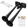 150dB Dual Trumpet Air Horn Loud Electric Horn 12-24V with Solenoid Valve for Car Truck RV Marine Boat-WAYBIKER