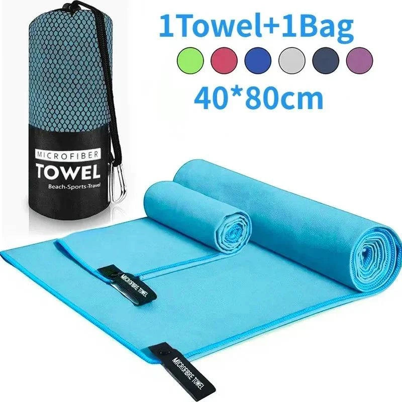 Quick-Drying Sports Towel 40x80CM Blue Grey Green Orange Swimming Gym Fitness Camping Running Beach Washcloth Towels-WAYBIKER